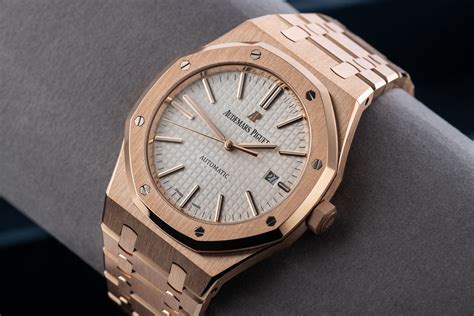 audemars piguet royal oak rose gold ladies|rose gold audemars piguet price.